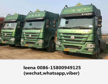 중국 사용된 Howo 디젤 엔진 트레일러 머리 트럭 2015년에 하는 375/10의 짐수레꾼 트랙터 머리 협력 업체