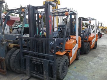 3000 Kg 적재 능력 사용된 디젤 엔진 지게차 우수한 근무 조건 협력 업체