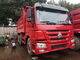HOWO 375 유로 3개의 사용된 덤프 트럭 9000 * 2500 * 3500 Mm 쉬운 가동 협력 업체