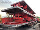 중국 40ft 3개의 차축 바다 콘테이너 트레일러, 이용된 반 평상형 트레일러 트레일러 강철 물자 수출업자