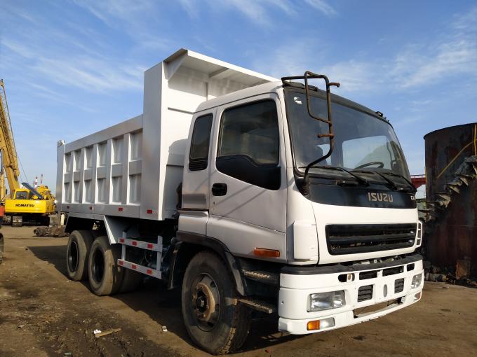HOWO 375 유로 3개의 사용된 덤프 트럭 9000 * 2500 * 3500 Mm 쉬운 가동