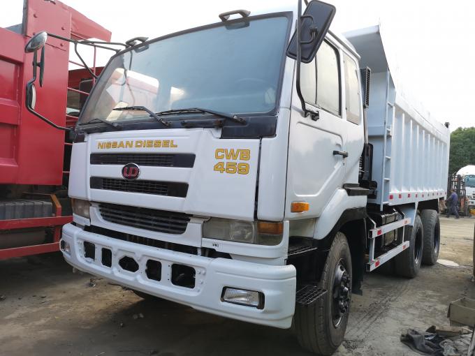 HOWO 375 유로 3개의 사용된 덤프 트럭 9000 * 2500 * 3500 Mm 쉬운 가동